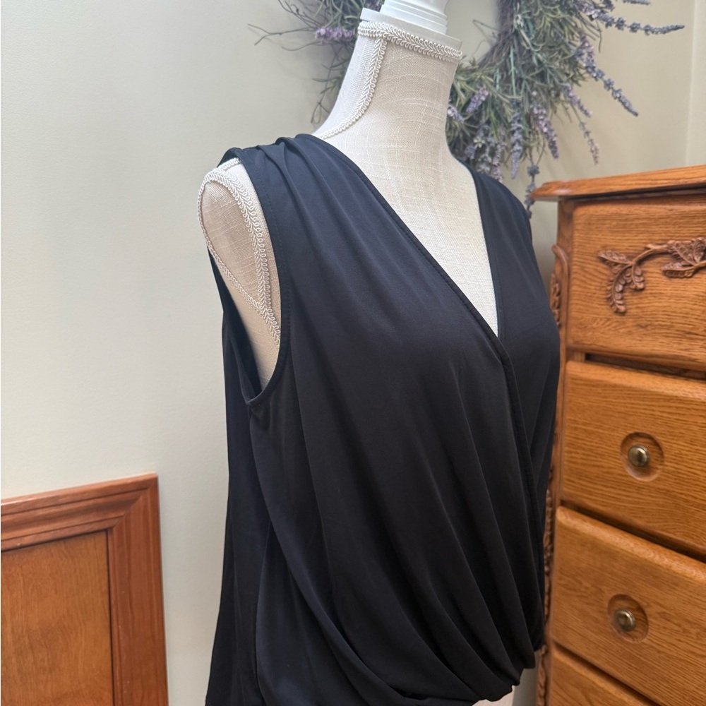 Lush Black Sleeveless Tank Top